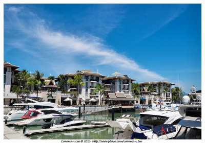 Cirrus cloud over Royal Phuket Marina