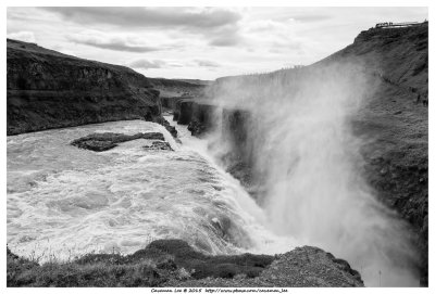 Gullfoss B&W