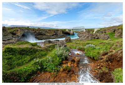 Beautiful downstream of Godafoss