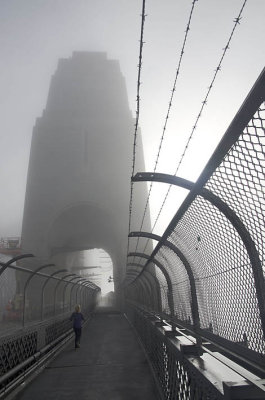 Sydney Bridge Fog 14