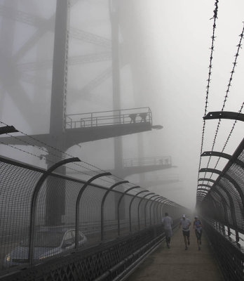 Sydney Bridge Fog 16