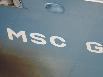 MSC Genesis - 19 ago 2016 - detalhe.JPG