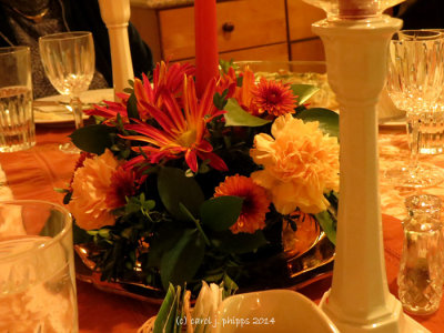 Live Flower Table Decoration.