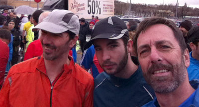 Antes de la carrera (érmos tres...)