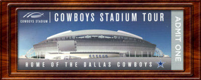 June 7, 2010    Cowboys Stadium  VIP TOUR