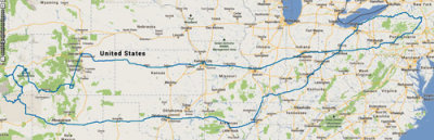 Trip Route MapAnimated