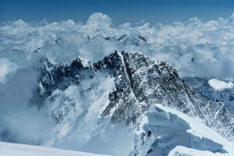 View from Everest to Lhotse