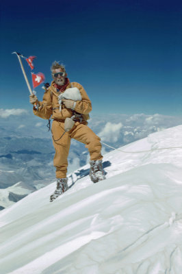 Juerg Marmet on the Everest Summit