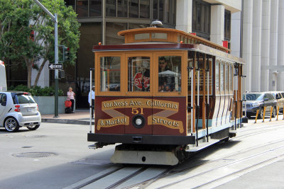 Cable Car in the Market Street