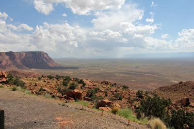 View back from the US Highway 89