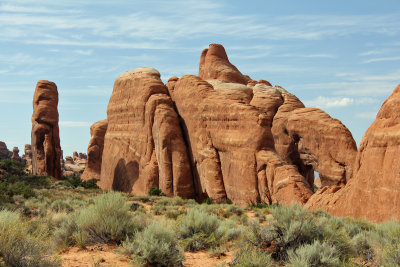 Arches N.P. (15) - at the Entrance of Devils Garden