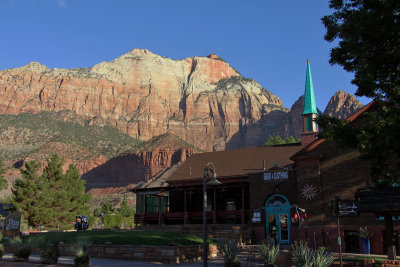 Zion N.P. (8) - View to the West Temple