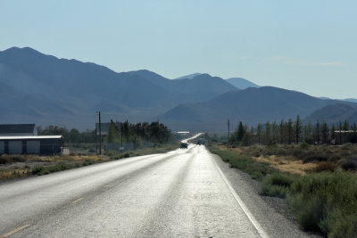 on the way to the Death Valley near Pahrump