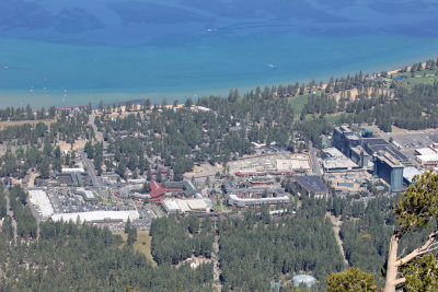 View down to South Lake Tahoe