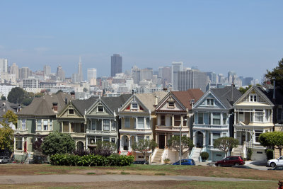 San Francisco (3) - painted ladies at Alamo Square