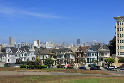 San Francisco (4) - painted ladies at Alamo Square