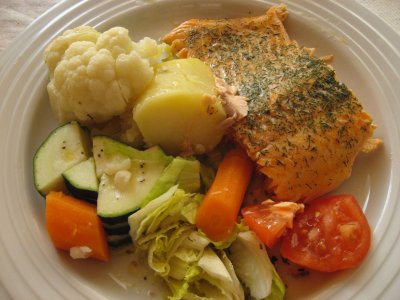 Salmon and Vegetables