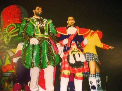 Malta Carnival February 1995. A lady without head ?