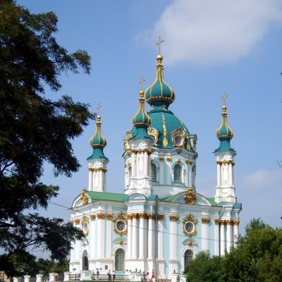 Andreevskaya Cathedral Kiev, Ukraine