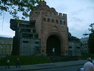 Golden Gate of Kiev , is a historic gateway in the ancient city walls of Kiev, the capital of Ukraine