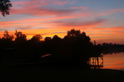 Sunset at L Pond