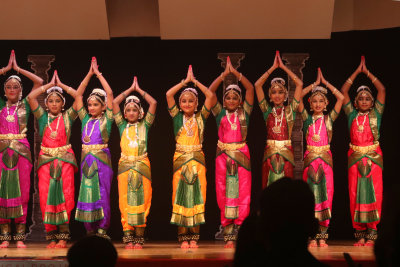 Bharatanatyam dance performance