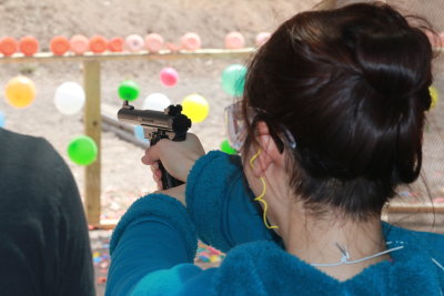 Learning to shoot pistol