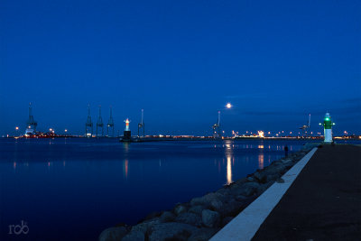 Night at the harbour / Nat i havnen