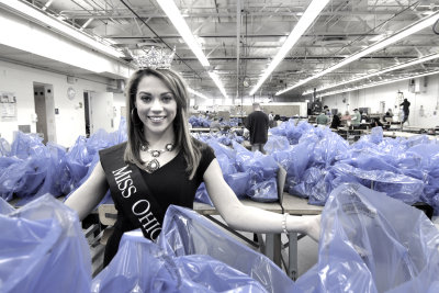 Miss Ohio at Blanchard Valley Industries