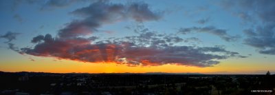 Skinner butte sunset