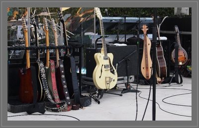 Guitars & Mandolins before the Hyatt Regency Newport Beach Show 