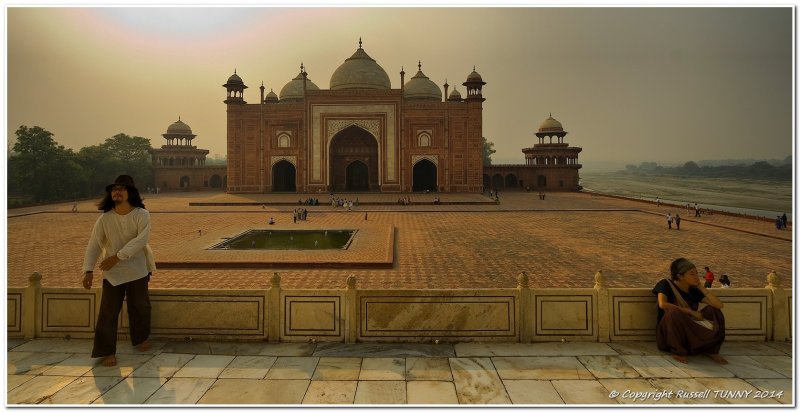 Looking Across to Taj Mahal Masjid
