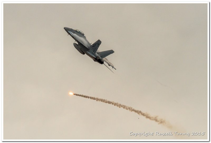 F-18 Super Hornet Flare Ejection