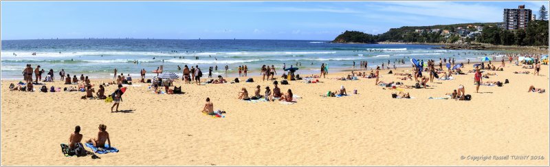 Manly Beach at mid-day