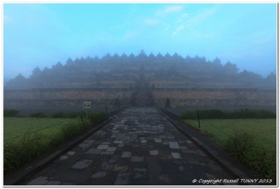 Borobudur in the Mist