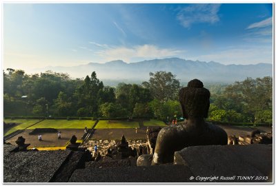 Borobudur in the Mist