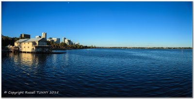 Moonrise Over Swan River Pano