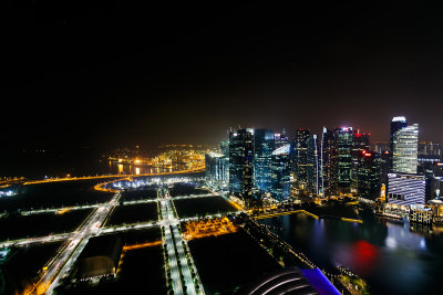 View from the top of Marina Bay Sands