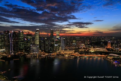 Sunset Over Singapore