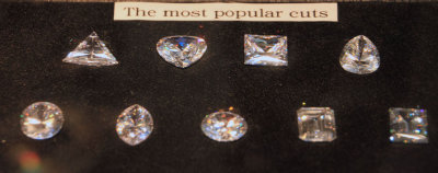 Various types of diamonds