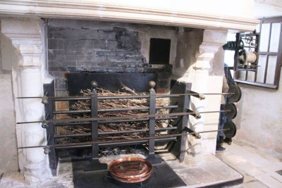 The Chteau fireplace
