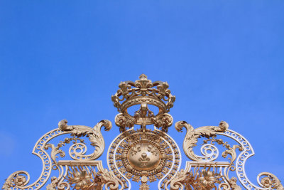 Palace of Versailles Gate with Crown