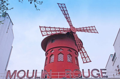 The Moulin Rouge, Paris