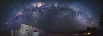 Woolshed & Milky Way Panorama, 03 October 2013