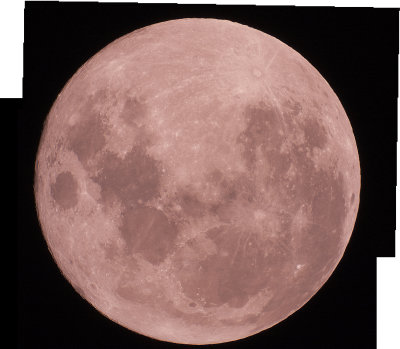 The Making of a 'Saturated Moon' Step 3: Photomerge