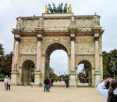 Paris - Arc de Triomphe du carrousel - Jardin des Tuileries