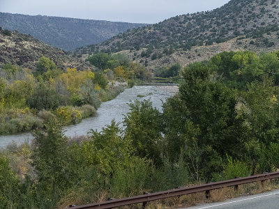 Rio Grande  approaching Taos