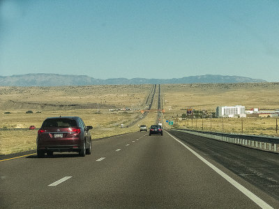 Casino on right, I40E, New Mexico