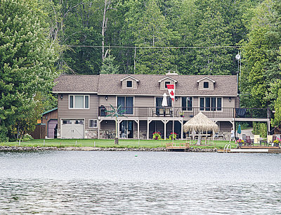A 'cottage' on Canning Lake