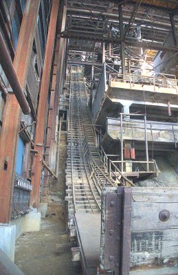 Interior, Britannia Copper Mine, 386 steps to 6th floor